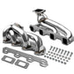 87-94 Ford Mustang 5.0L Twin Turbo Manifold - Stainless Steel