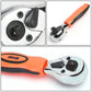 64-Piece Chrome Vanadium Steel Tool Set - Black/Orange