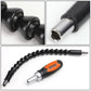 64-Piece Chrome Vanadium Steel Tool Set - Black/Orange