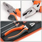 16-Piece Tool Set with Storage Box - Black/Orange