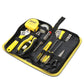 18-Piece Tool Set with Storage Box - Black/Yellow