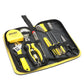 18-Piece Tool Set with Storage Box - Black/Yellow