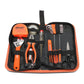 18-Piece Tool Set with Storage Box - Black Orange