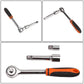41-Piece Screwdriver Bit Tool Set Kit - Black/Orange