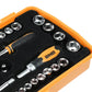 41-Piece Screwdriver Bit Tool Set Kit - Black/Orange