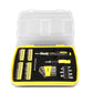 51-Piece Magnetic Screwdriver Bit Tool Set - Black/Yellow