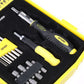 51-Piece Magnetic Screwdriver Bit Tool Set - Black/Yellow