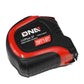 DNA Logo 25FT Measuring Tape - Push Button Black/Red