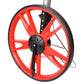 Digital Measuring Wheel with DNA Logo LED Foldable Black Red