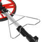 Digital Measuring Wheel with DNA Logo LED Foldable Black Red