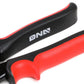 10" Straight Cut Tin Snips with DNA Logo & Thumb Lock - Red/Black