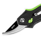 DNA Logo Bypass Garden Pruner 8 Inch Metallic Black Green