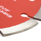 DNA Logo Diamond Blade 5/8"-7/8" Arbor 0.077" Thick Metallic Red