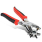 DNA Logo Leather Punch Tool Set - 6 Sizes (2mm-5mm) Black/Red