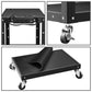 Steel AV Cart 25x18x42 Inch Mobile Audio Video Stand