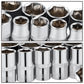1/2 Inch Drive Socket Set 10 Piece Automotive Tool Kit