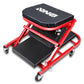 40" 2-in-1 Car Creeper and Seat - Red