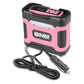 Portable Air Compressor Inflator with Car Charger - Pink