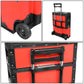 Rolling Tool Box Trolley Cart 19.5" x 28.5" x 12" Red Storage