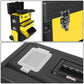 19.5" x 28.5" x 12" Yellow Trolley Tool Box