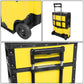 19.5" x 28.5" x 12" Yellow Trolley Tool Box