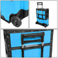 19.5" x 28.5" x 12" Blue Rolling Trolley Tool Box