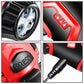 3.6V Cordless Screwdriver with LED Work Light - Red