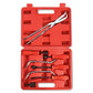 8-Piece Brake Adjusting Tools Kit - Red
