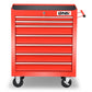 7 Drawer Plastic Roller Cabinet - Top Rolling Tool Storage