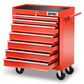 7 Drawer Plastic Roller Cabinet - Top Rolling Tool Storage