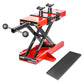1100LBS Mini Motorcycle Lift 2 in 1 with Rubber Mat