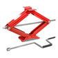 RV Scissor Jack Kit 2PCS 24" 5000LBS Stabilizing Leveling Red Polyurethane