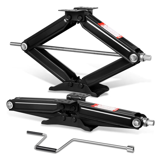 RV Scissor Jack Kit 2-Piece 24" 5000LBS Stabilizing Polyurethane