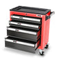 4 Drawer Plastic Roller Cabinet Top Storage