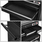 2-Piece Combination Tool Roller Cabinet Set - Black
