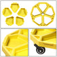 Rolling Pneumatic Creeper Stool