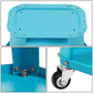 Rolling Car Stool - Blue