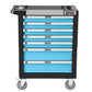 7-Drawer Plastic Top Roller Cabinet