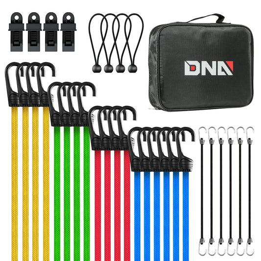 Bungee Cords Assorted Set with Zipper Storage Bag