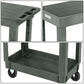 Small Flat Top Service Cart 2 Layer Automotive Shop Equipment