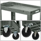 Small Tray Top Cleaning Service Cart (2 Layers)