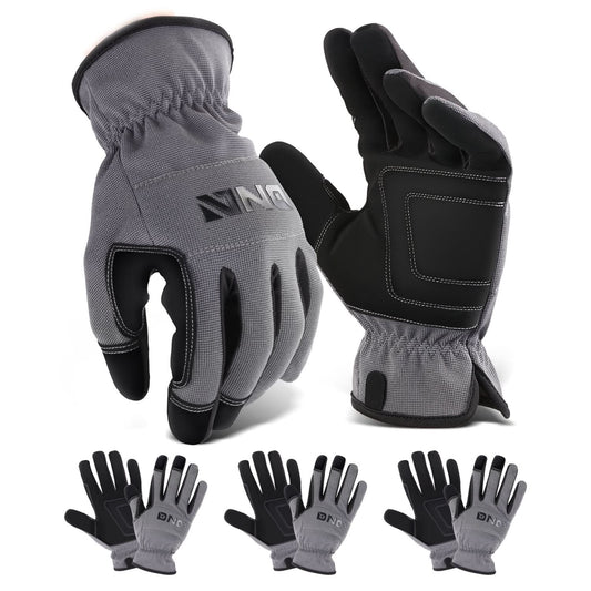 Professional Mechanic Work Gloves 4-Pack Set
