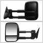 99-06 Chevrolet Silverado GMC Sierra Manual Towing Mirrors Pair Black