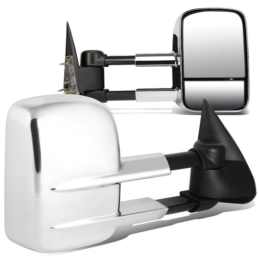 99-06 Chevrolet Silverado / GMC Sierra Manual Towing Mirrors - Chrome
