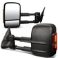 99-06 Chevrolet Silverado / GMC Sierra Manual Towing Mirrors - Black