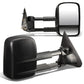 1997-2003 Ford F-150 Manual Towing Mirrors Pair Black
