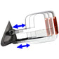 97-03 Ford F-150 Powered Towing Mirrors Pair Chrome Amber Signal