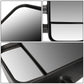 2007-2012 Chevrolet Silverado Towing Mirrors - Manual Black Pair