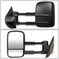 2007-2013 Chevrolet Silverado Left Manual Towing Mirror Black
