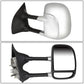 99-07 Ford F-250 F-350 F-450 F-550 Super Duty Towing Mirrors - Chrome